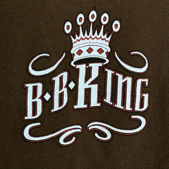 Y2K BB King Guitar Shirt Size XXL - Picture 3 of 6